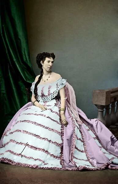 BELLE BOYD (1844-1900). American Confederate spy. Photograph, c1860, digitally colored by Granger