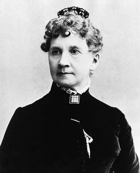 BELVA ANN LOCKWOOD (1830-1917). American lawyer and womens rights advocate. Photograph, c1880