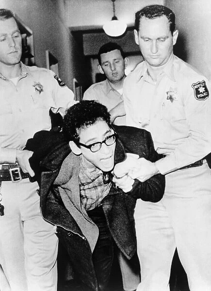 BERKELEY: PROTEST, 1964. University of California, Berkeley student being arrested