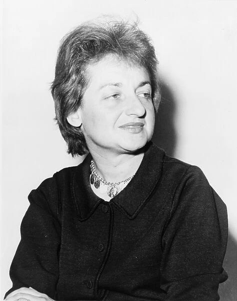 BETTY FRIEDAN (1921-2006). American feminist, activist and writer. Photographed by Fred Palumbo, 1960