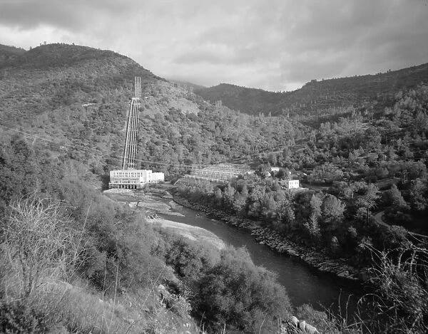 BIG CREEK PROJECT, c1980. A view of Big Creek Powerhouse No