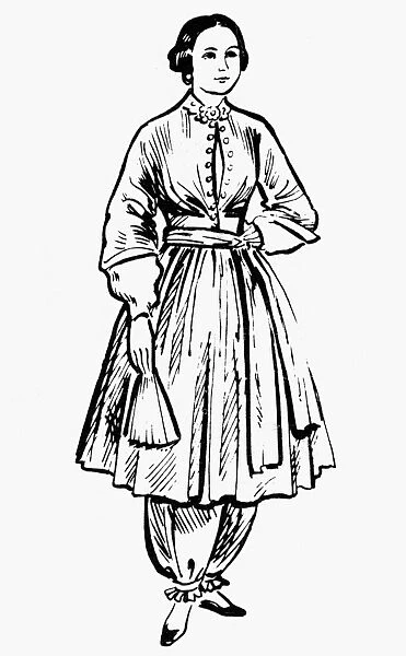 BLOOMER GIRL. 20th century illustration