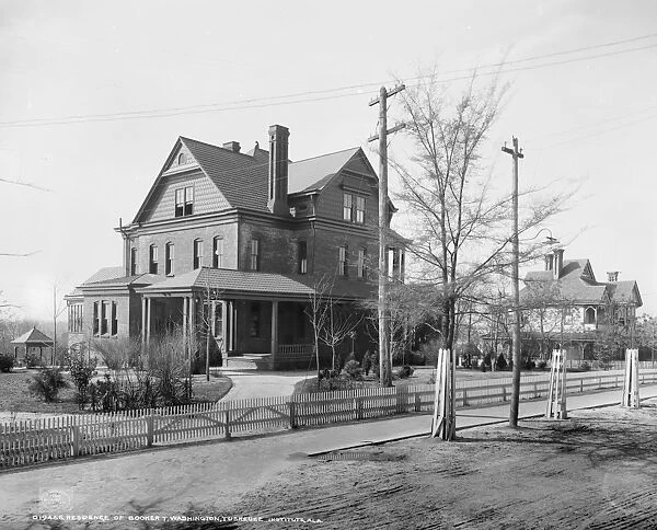 BOOKER T. WASHINGTON HOME. The residence of Booker T