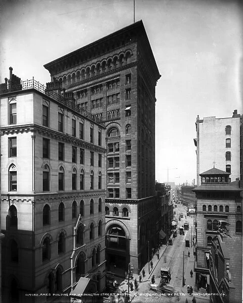 BOSTON: AMES BUILDING, c1902. The Ames Building in Boston Massachusetts, completed in 1893