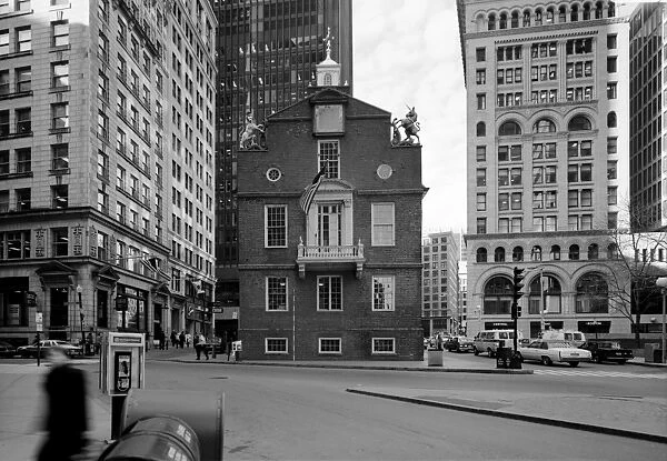 BOSTON: OLD STATE HOUSE. The Old Massachusetts State House at 206 Washington Street in Boston