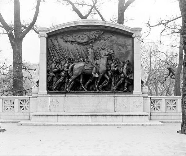 BOSTON: SHAW MEMORIAL. The memorial to Colonel Robert Gould Shaw and the 54th Massachusetts