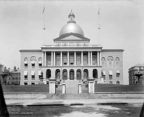 BOSTON: STATE HOUSE, c1899. The Massachusetts State House in Boston, Massachusetts