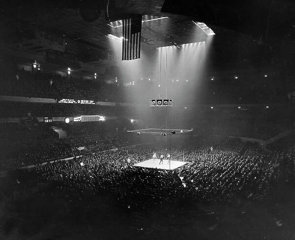 BOXING MATCH, 1941. Match between Lou Nova and Pat Comiskey at Madison Square Garden, New York, 1941