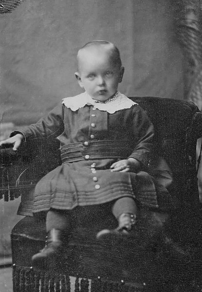 BOY, c1890. Portrait of a young boy. Tintype, c1890