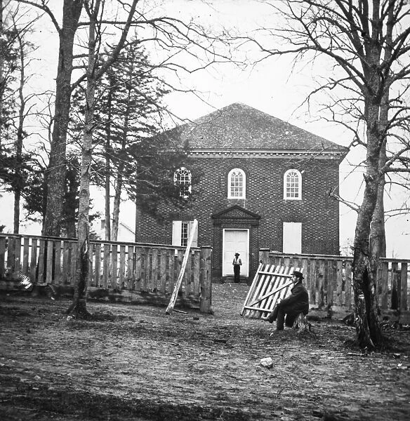 BRADY: FALLS CHURCH, 1862. Falls Church, Virginia, photographed by Mathew Brady during the American Civil War