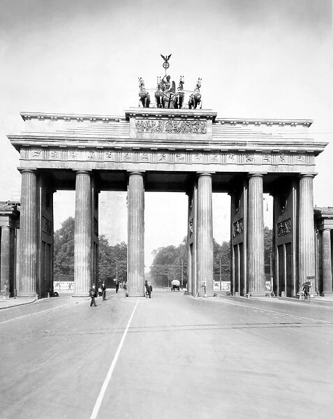 BRANDENBURG GATE, c1920. Berlin, Germany. Photograph, c1920