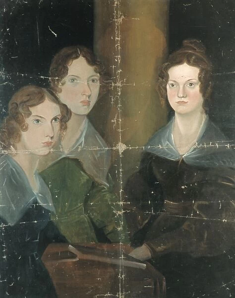BRONTE SISTERS. Charlotte Bronte (1816-1855), English novelist; Emily Jane Bronte (1818-1848)