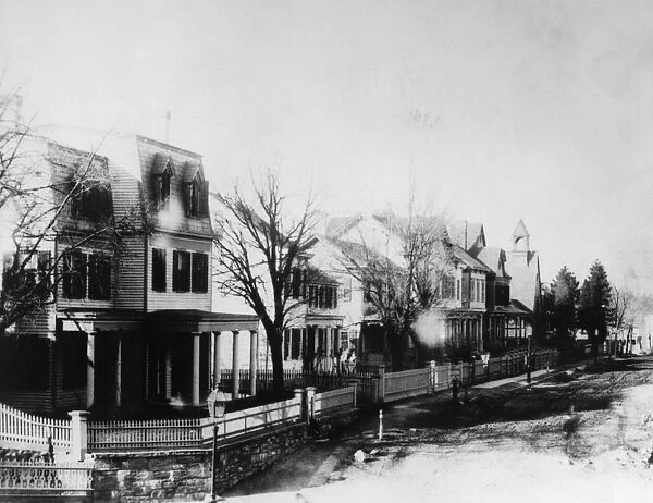 THE BRONX, c1900. Vyse Avenue, west side from East 176th Street to East 177th Street