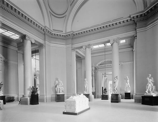 BROOKLYN MUSEUM, c1910. The dome room at the Brooklyn Museum, Brooklyn, New York