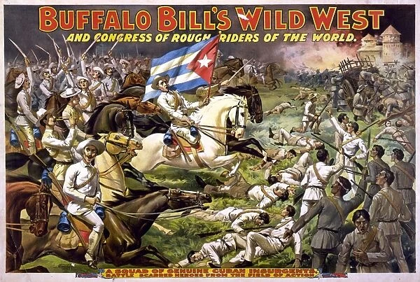 BUFFALO BILL: POSTER, c1898. Buffalo Bills Wild West and Congress of Rough Riders of the World