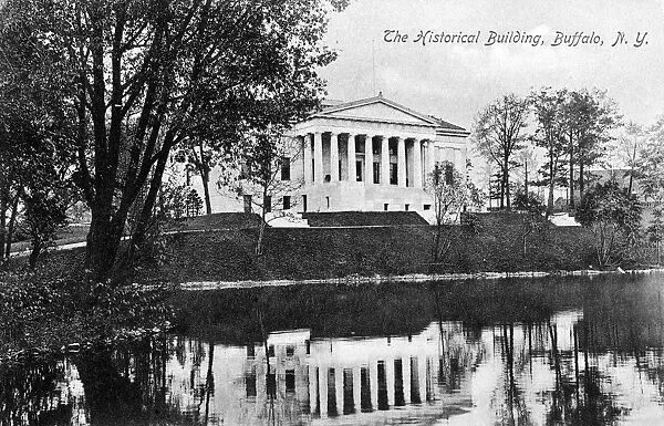 BUFFALO: BUILDING, c1910. The Historical Building at Buffalo, New York. Photopostcard