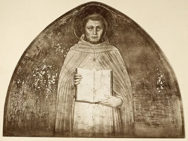 (c1225-1274). Italian scholastic philosopher. Fresco by Giovanni da Fiesole, known as Fra Angelico (1387-1455)