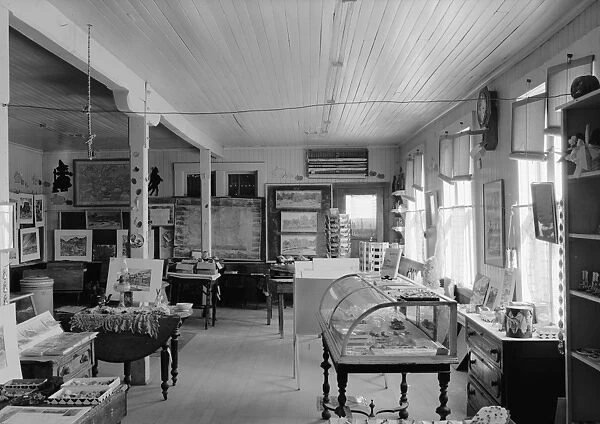 CALIFORNIA: BODIE, 1962. The interior of the first floor of the Bodie Schoolhouse