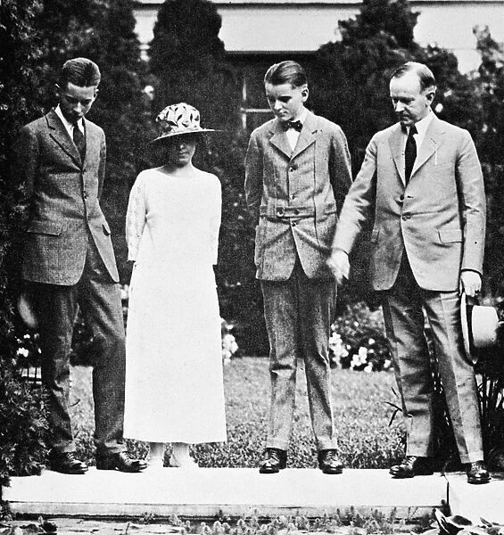 Calvin Coolidge & Family
