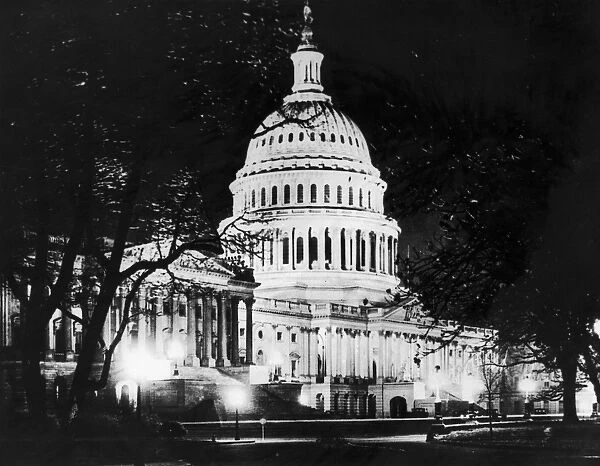 The Capitol building in Washington, D. C. Photograph, c1970s