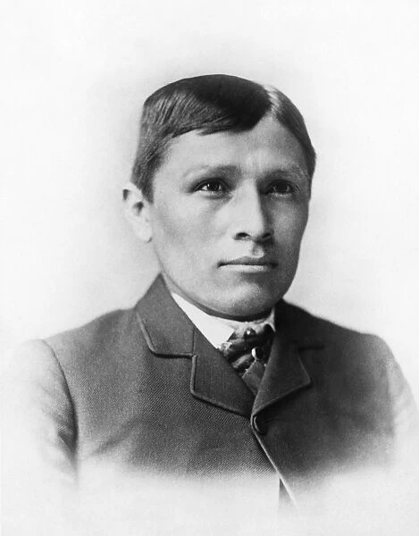 CARLISLE STUDENT, 1885. Tom Torlino, a Navajo Native American student at the Carlisle