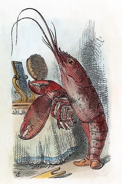 CARROLL: ALICE, 1865. The Lobster declares, You have baked me too brown, I must sugar my hair
