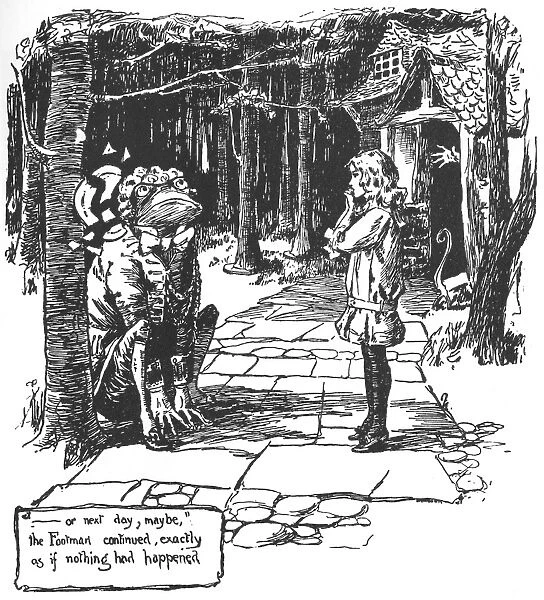 CARROLL: ALICE, 1907. Illustration by Thomas Maybank for Lewis Carrolls Alice s