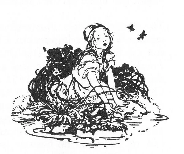 CARROLL: ALICE, 1922. Illustration by Gwynedd Hudson for Lewis Carrolls Alice s