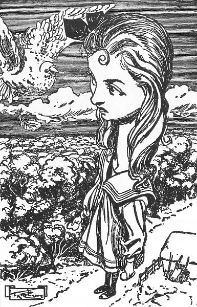 CARROLL: ALICE, 1922. Illustration by Thomas Heath Robbins for Lewis Carroll s