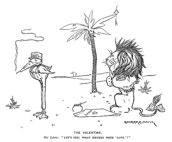 CARTOON: VALENTINEs DAY. The Valentine