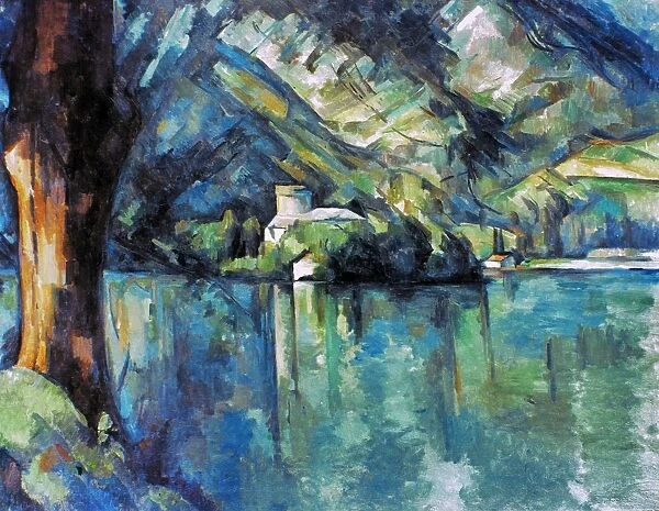 CEZANNE: ANNECY LAKE, 1896. Paul Cezanne: Le Lac d'Annecy. Canvas, 1896