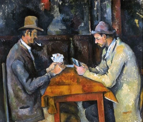 CEZANNE: CARD PLAYER, c1892. Paul Cezanne: The Card Players. Canvas, c1892
