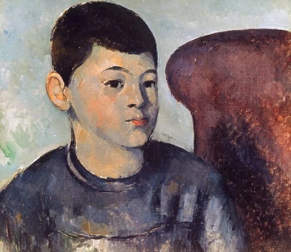 CEZANNE: PORTRAIT OF SON. Paul Cezanne: Portrait of the Artists Son. Oil on canvas