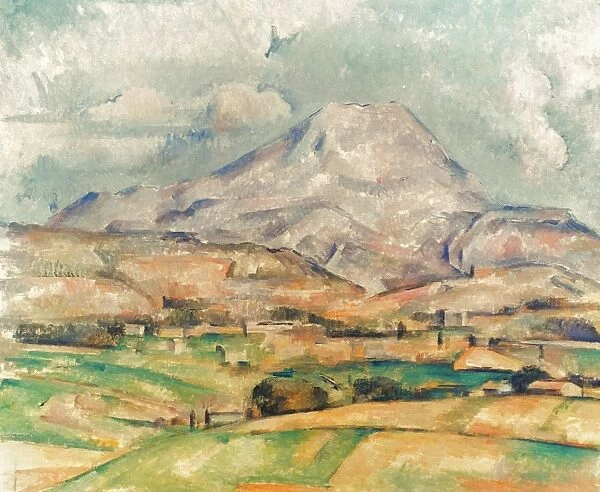 CEZANNE: ST. VICTOIRE, 1897. Paul Cezanne: La Montagne Sainte-Victoire. Canvas, 1897