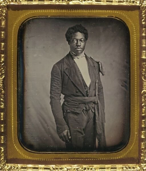 CHANCY BROWN (c1820-?). Liberian (American-born) colonist, Sergeant at Arms of