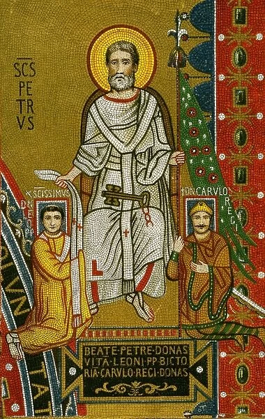 CHARLEMAGNE (742-814). King of the Franks, 768-814, and Emperor of the West, 800-814