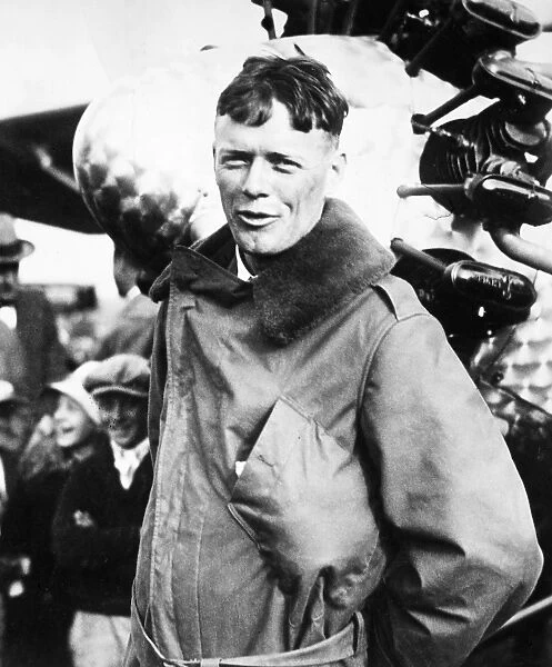 CHARLES A. LINDBERGH (1902-1974). American aviator. Lindbergh and The Spirit of St