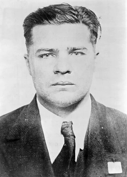 CHARLES ARTHUR FLOYD (1901-1934). Pretty Boy Floyd. American bank robber. Photograph