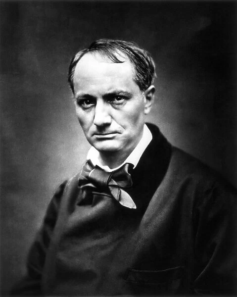 CHARLES BAUDELAIRE (1821-1867). French poet. Photographed by Etienne Carjat, 1863
