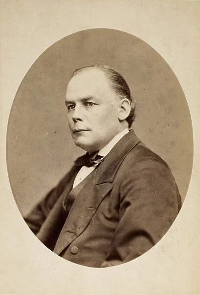 CHARLES BRADLAUGH (1833-1891). English reformer. Original cabinet photograph
