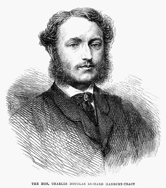 CHARLES HANBURY-TRACY Charles Douglas Richard Hanbury-Tracy, 4th Baron Sudeley (1840-1922). British politician. Wood engraving, English, 1865