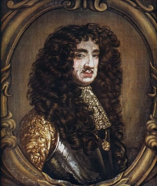 CHARLES II (1630-1685). King of England, 1660-1685. Tapestry, late 17th century