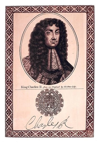 CHARLES II (1630-1685). King of Great Britain and Ireland, 1660-1685