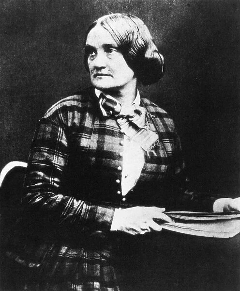 CHARLOTTE CUSHMAN (1816-1876). Charlotte Saunders Cushman. American actress