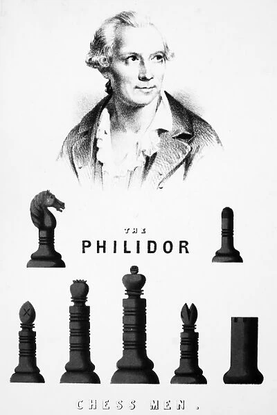 CHESS, 19th CENTURY. Lithograph label accompanying a mid-19th century English chess