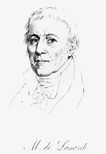 CHEVALIER DE LAMARCK (1744-1829). Jean Baptiste Lamarck. French naturalist. Etching