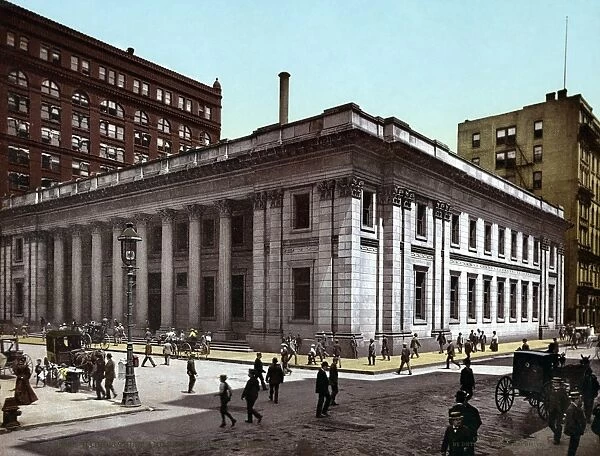 CHICAGO: BANK, c1900. The Illinois Trust and Savings Bank in Chicago, Illinois