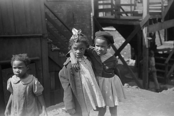 CHICAGO: CHILDREN, 1941. African American children playing on the street on the