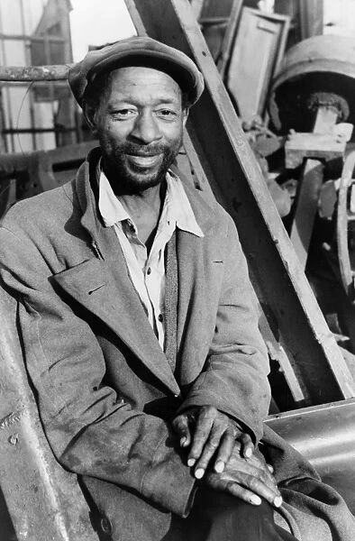 CHICAGO: MAN, 1941. African American man on the South Side of Chicago, Illinois