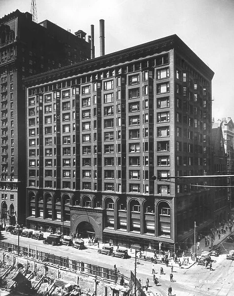 CHICAGO: STOCK EXCHANGE. Built 1893-94. Designed by Dankmar Adler and Louis H. Sullivan